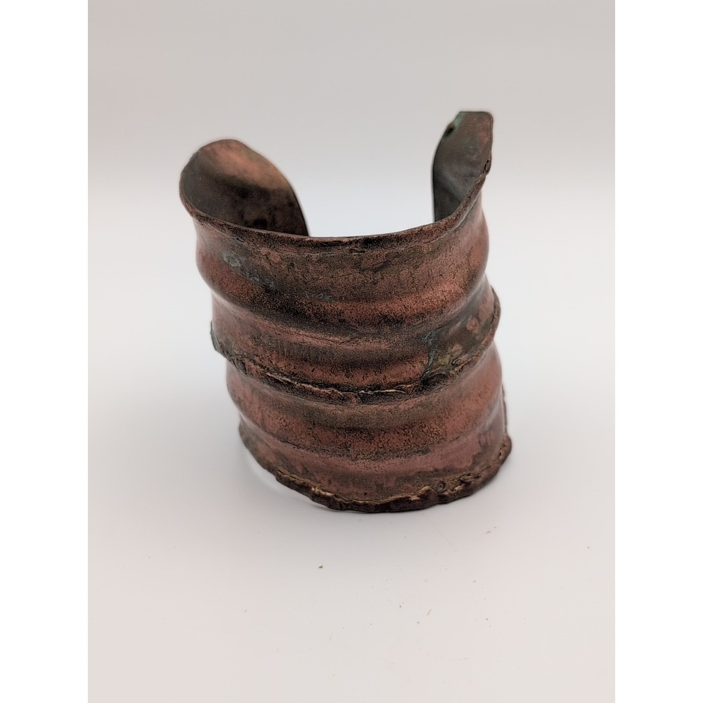 Handmade Copper Cuff Bracelet Hammered Viking Boho Gypsy Earthy vibes
